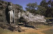 Ananda and Parinivana-Buddha, Screamed Vihara, Polonnaruva